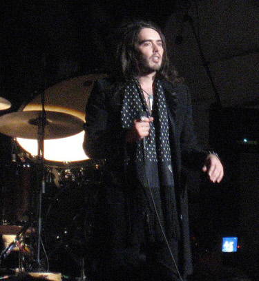Russell Brand in Black Clothes