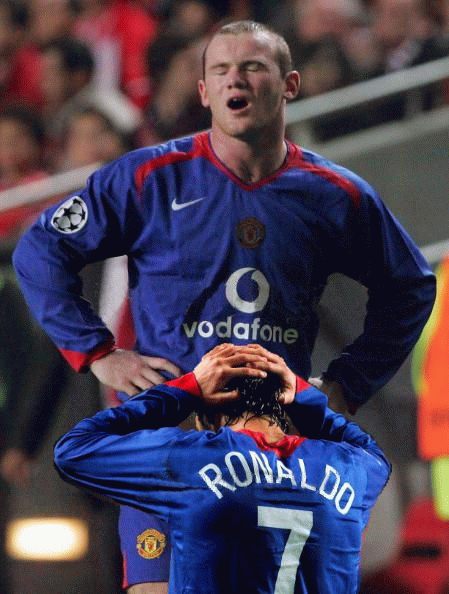 Rooney and Ronaldo