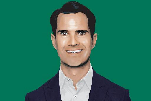 face of Jimmy Carr