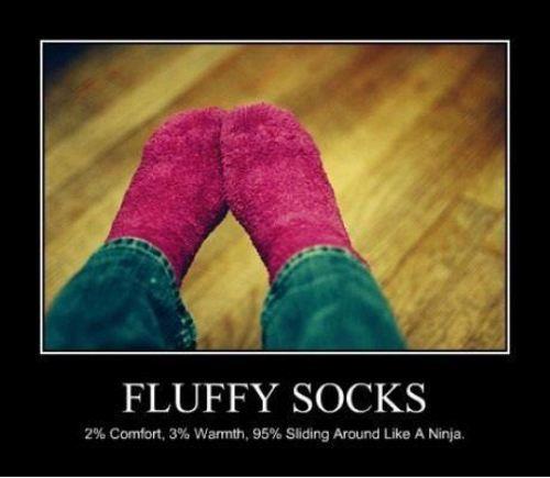 Why we love fluffy socks