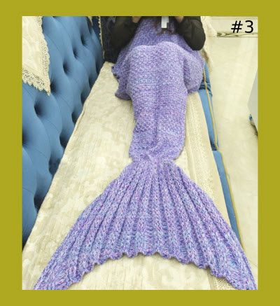 Funky little mermaid blanket
