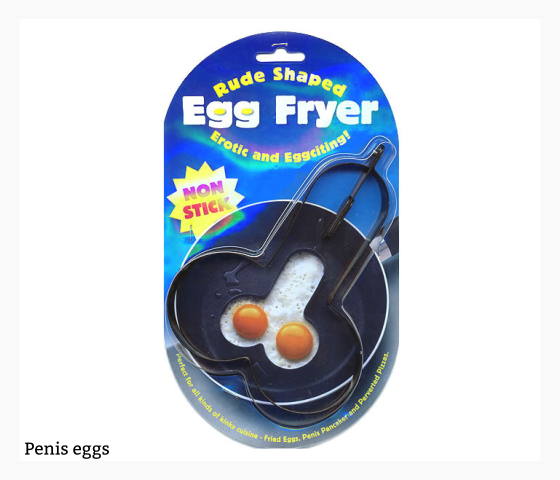 Novelty Egg Fryer In The Shape Of A Penis!