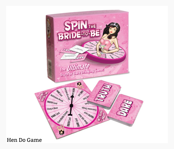 Truth Or Dare Hen Party Game