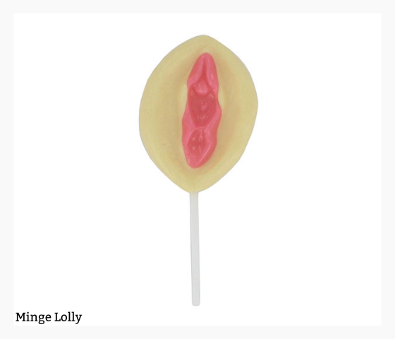 Edible Vagina Lollipop On A Stick!